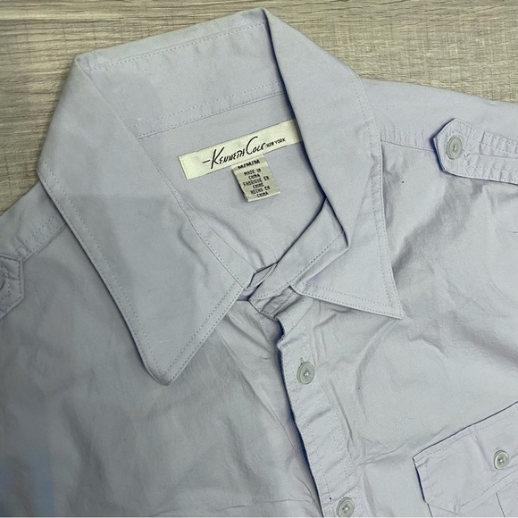 Kenneth Cole NY military style button down shirt - Picture 2 of 3